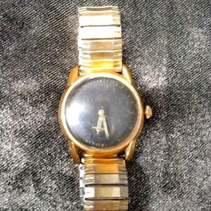 Adora antique men's watch gold plated face